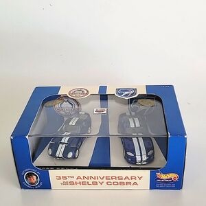 HOT WHEELS 35th ANNIVERSARY SHELBY COBRA & DODGE VIPER 2 CAR SET